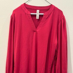 Pink Long Sleeve Top